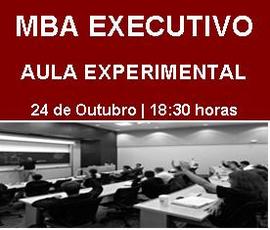 AULA EXPERIMENTAL DO MBA EXECUTIVO