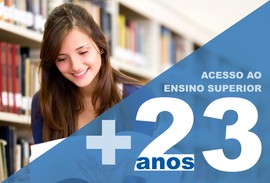 ACESSO AO ENSINO SUPERIOR PARA MAIORES DE 23 ANOS - CANDIDATURAS 2016/2017