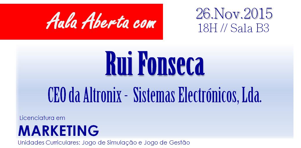 AULA ABERTA COM RUI FONSECA, CEO DA ALTRONIX