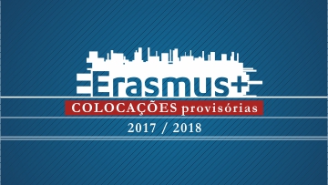ERASMUS: Colocaes Provisrias 2017/2018