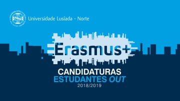 CANDIDATURAS ERASMUS 2 SEMESTRE 2018/19