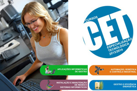 CURSOS DE ESPECIALIZAÇÃO TECNOLÓGICA / 2013-2014