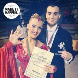 ANTIGA ESTUDANTE RITA ALMEIDA E SÉRGIO COSTA CAMPEÕES NACIONAIS DE DANÇA STANDARD