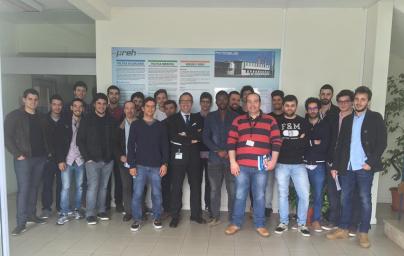 ESTUDANTES DE ENGENHARIA  PARTICIPARAM EM AULA EMPRESARIAL NA PREH