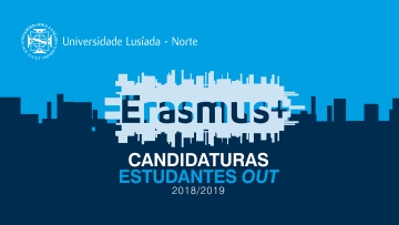 CANDIDATURAS ERASMUS 2º SEMESTRE 2018/19