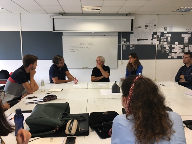 ALBERTO VIEIRA, ARTISTA PLSTICO INTERVEIO PARA ESTUDANTES DE ARQUITETURA