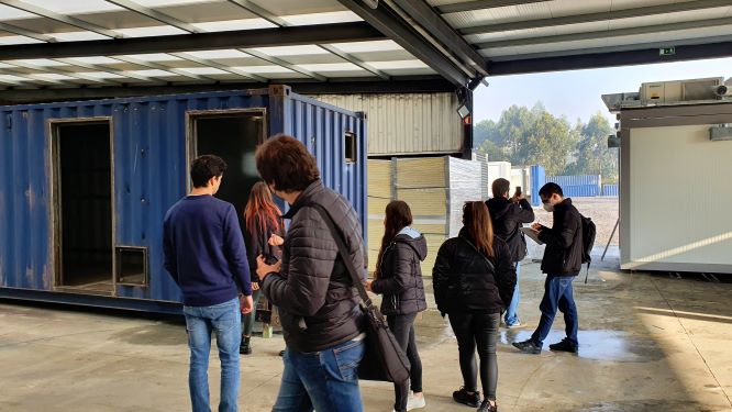 Estudantes de Design visitam a Comod - Contentores, Mdulos e Pr-Fabricados, Lda.