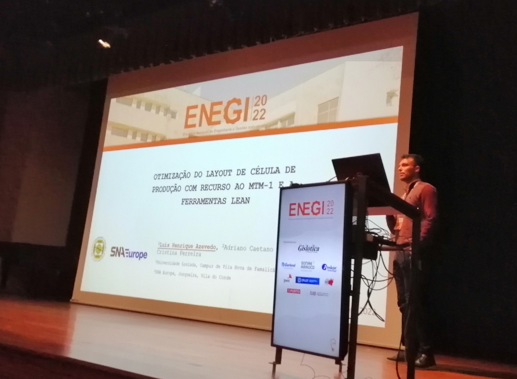 Estudante do Mestrado em Engenharia e Gesto Industrial apresenta artigo no ENEGI 2022