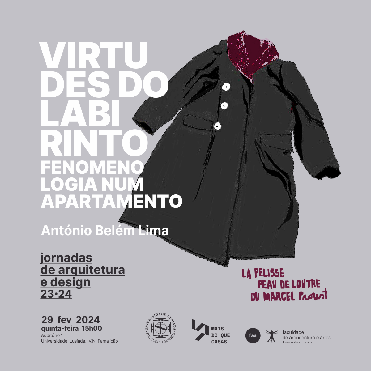 Conferência com o Arquiteto António Belém Lima