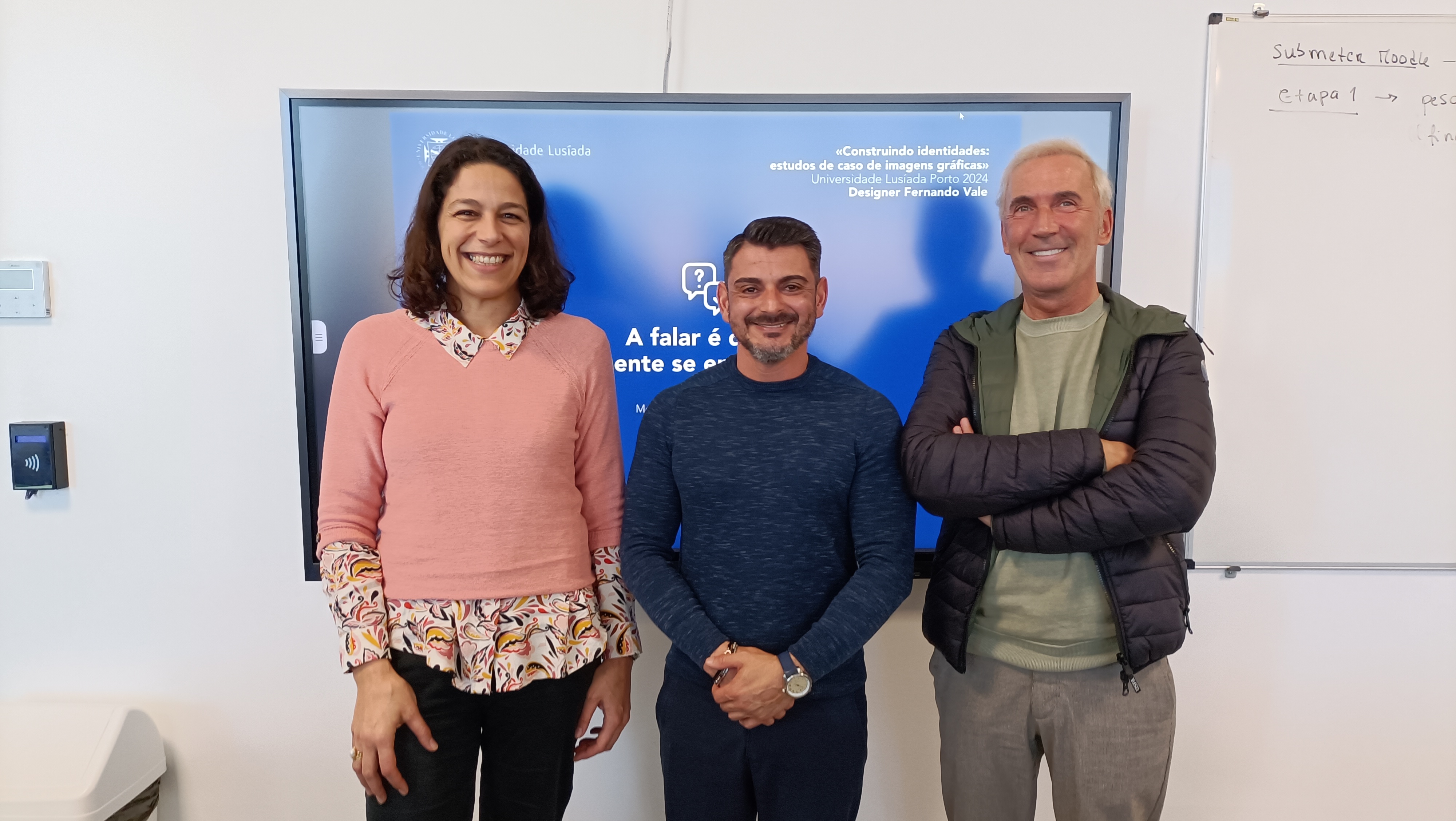 Alumni Fernando Vale interveio para estudantes da Licenciatura em Design 