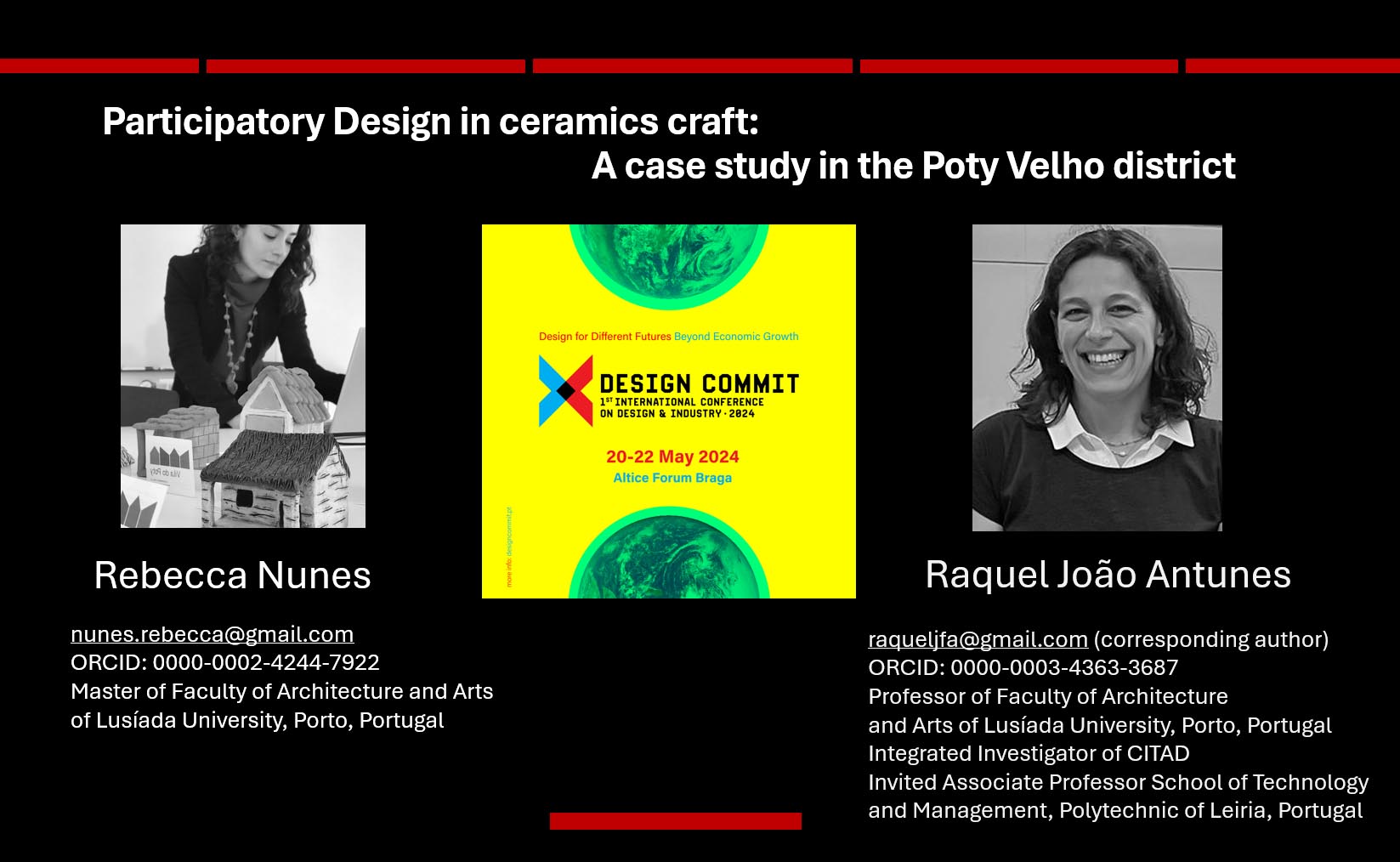 Professora Raquel Antunes apresentou artigo na International Conference On Design And Industry