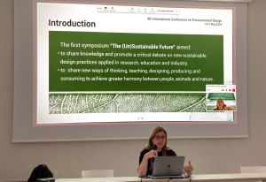Professora Maria João Barbosa apresentou artigo na International Conference on Environmental Design