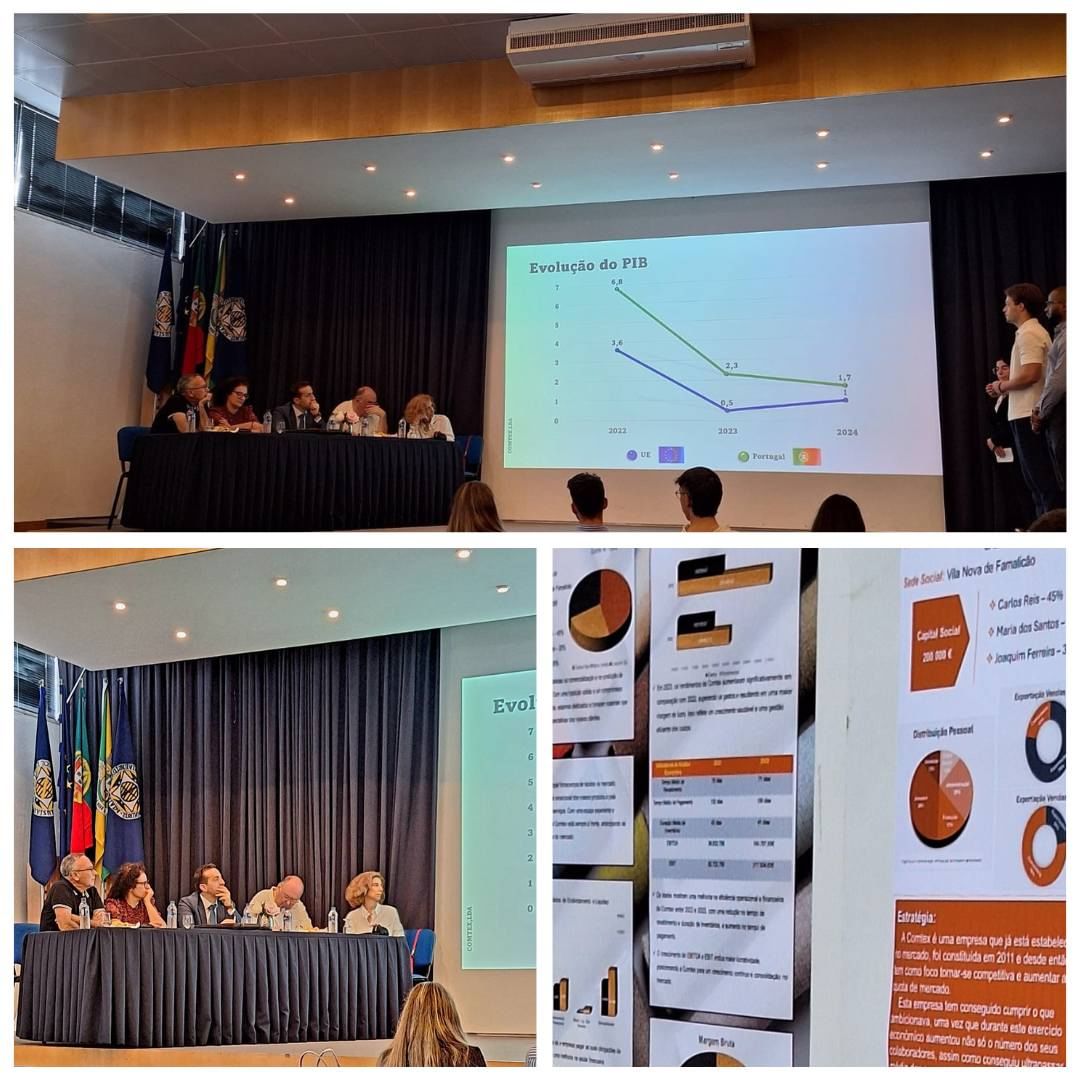 Estudantes finalistas da Licenciatura em Contabilidade apresentam