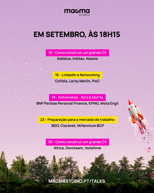 Magma Talks: prepara o teu profissional