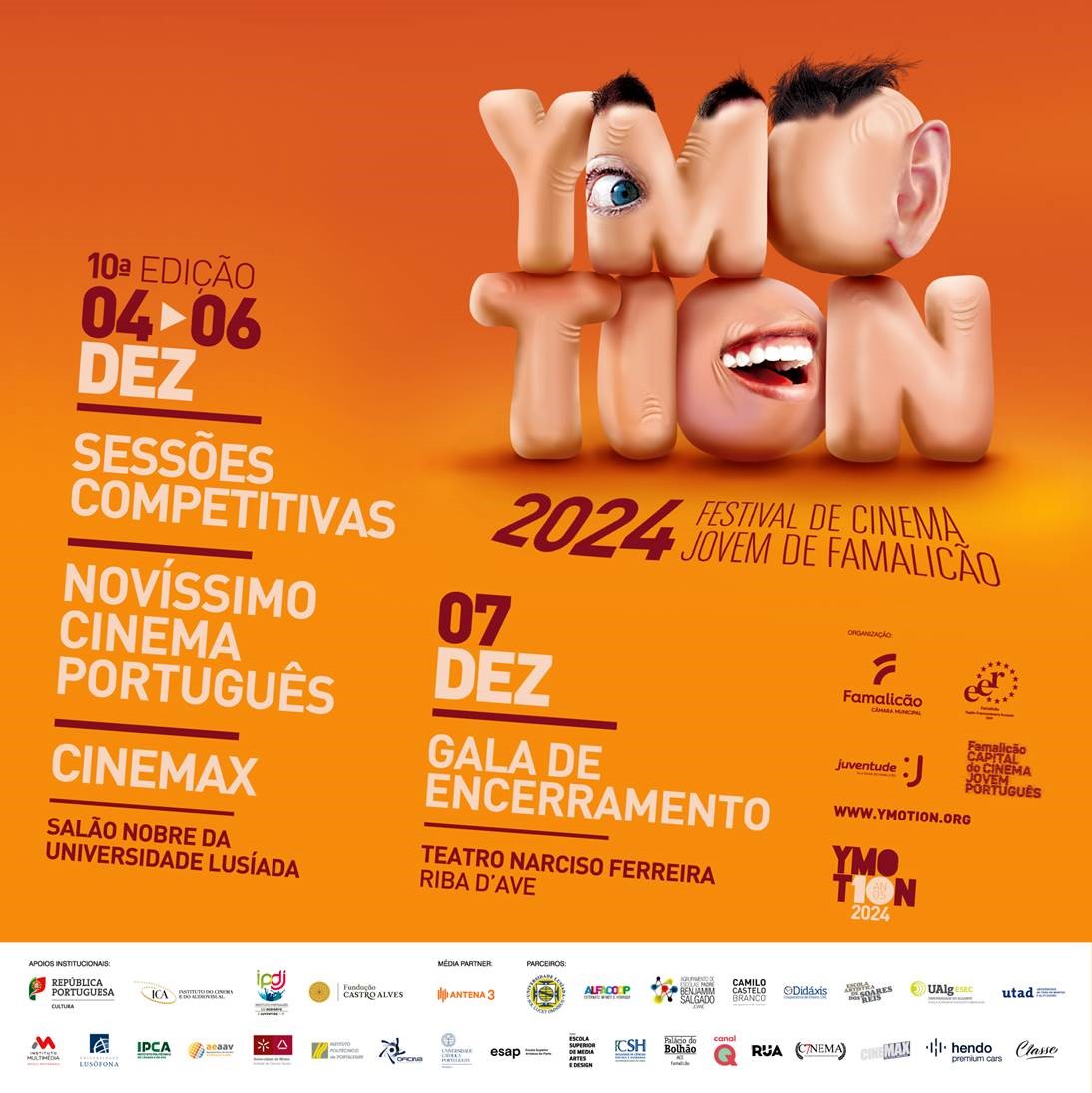 Lusíada recebeu talentos emergentes no YMOTION - Festival de Cinema Jovem de Famalicão