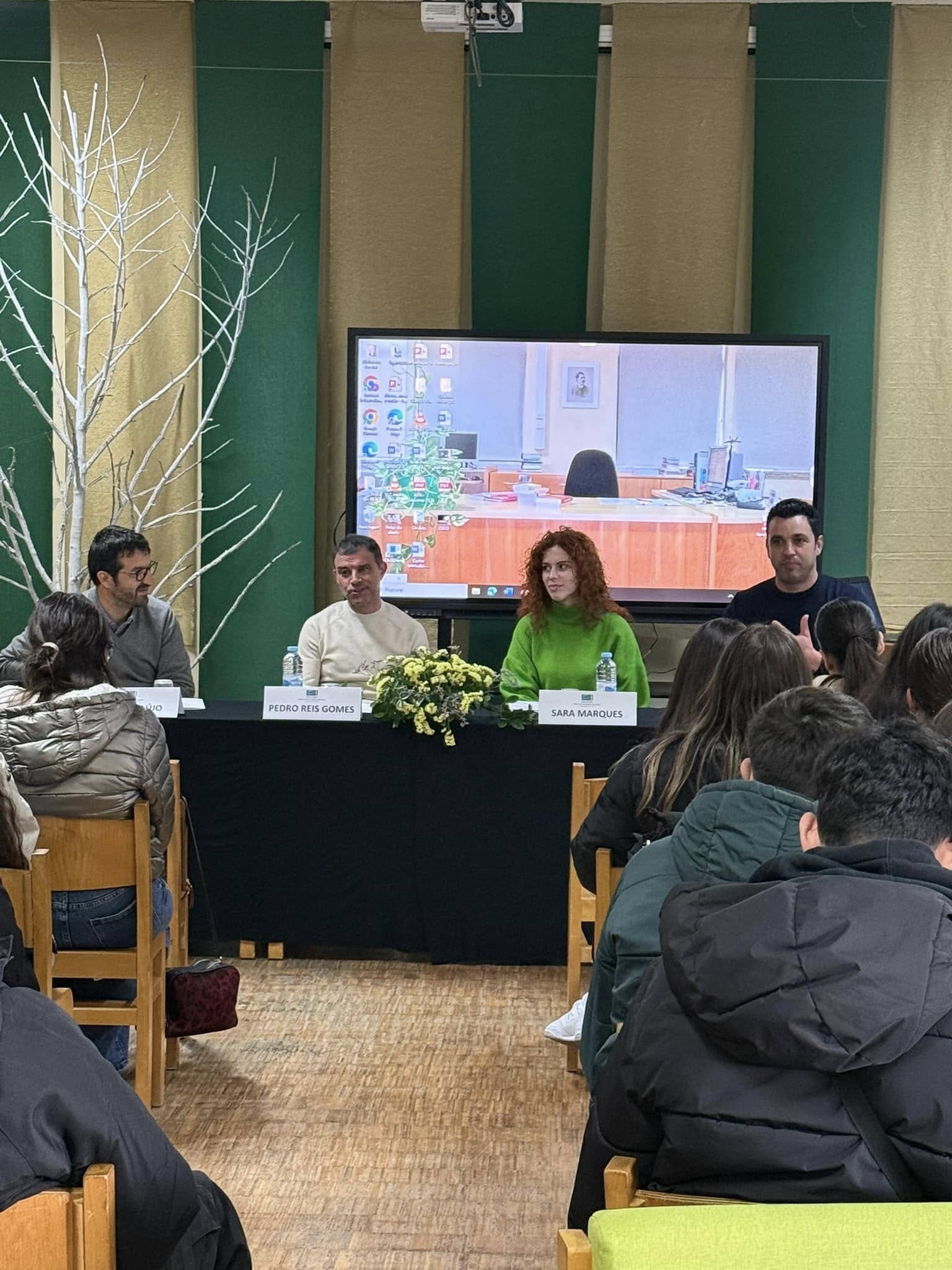 Professor Pedro Reis Gomes interveio na palestra Agricultura e Sustentabilidade para as Novas Geraes