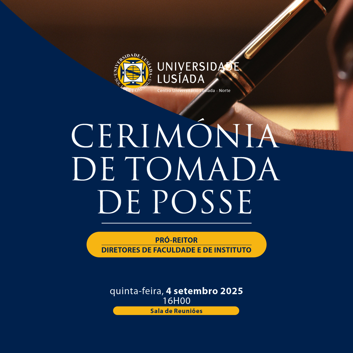 Cerimónia de Tomada de Posse